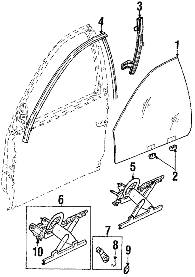 Regulador de ventana original GM 21170780 Foto 3 de 3