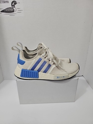 #ad Adidas NMD R1 White Halo Blue HP2823 NMD Sneakers Shoes women#x27;s size 8 used $20.99