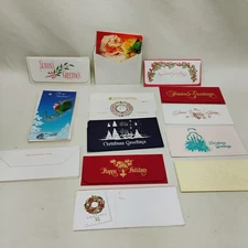 Vintage Christmas Money Holder Cards And Envelopes / Bank Cash Gifting Envelopes