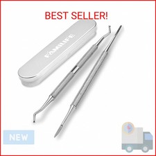 FAMILIFE Ingrown Toenail File and Lifter, 2pcs Ingrown Toenail Tool Double Sided