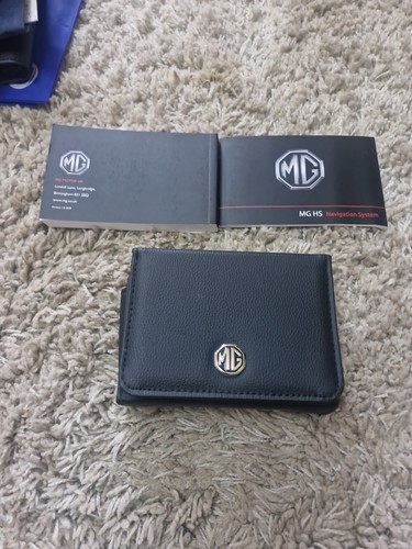 GENUINE MG HS OWNERS PACK / HANDBOOK / MANUAL. + WALLET 2019~2023 (2020)!