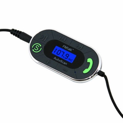FM Transmitter Car Stereo AutoScan Hands-free Adapter for Cell Phones