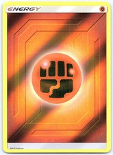 Fighting Energy (Secret) 169/145 Holo Secret Rare Guardians Rising Pokemon NM