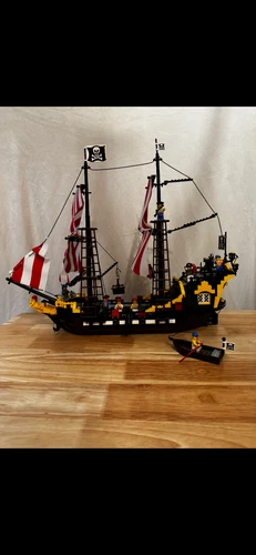 Lego 10040 6285 Black Seas Barracuda Pirate Ship Original Box & Instructions