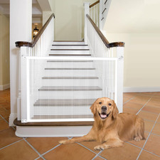 Mesh Baby  Dog Gate   Fits Openings up to 36'' Wide, 30'' Tall   Indoor Safety