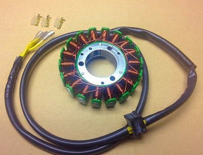 ELECTRICAL GENERATOR STATOR 3 WIRE ALTERNATOR WINDINGS FITS SUZUKI GS 500 E 