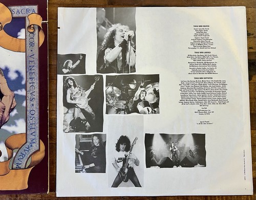 Ronnie James Dio Sacred Heart Very Good Vinyl LP Record Album 1980's Hard Rock - Foto 4 di 5