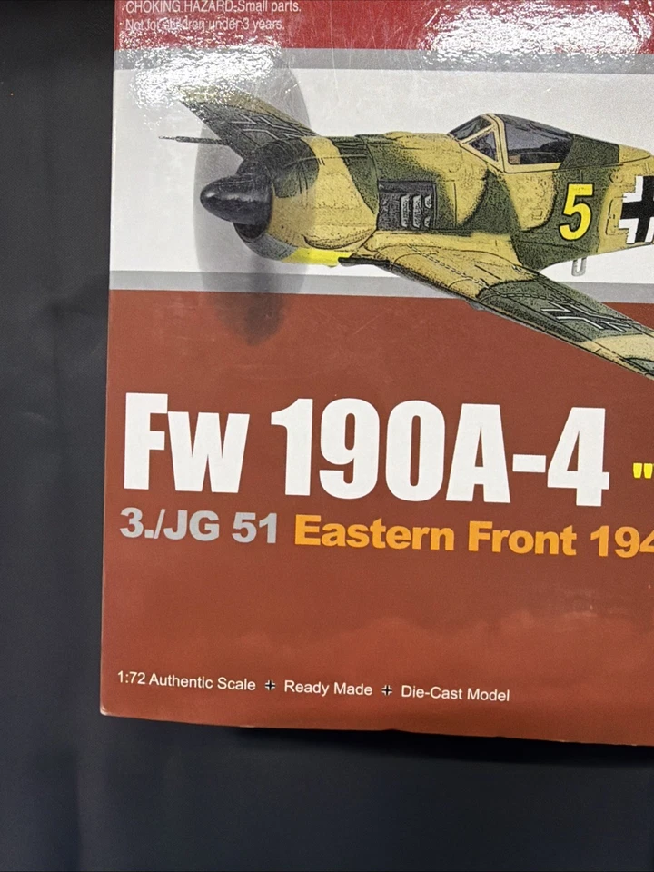 Rare Dragon Armor FW-190A-4 3./JG 51 # 50323 “Yellow 5” Eastern Front 1943 -H5 - Image 4 of 4