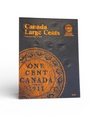 Canadian Large Cents Collection, 42 Coins, 1858 to 1920, Complete Book