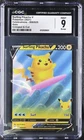 CGC 9 Surfing Pikachu V 008/025 Celebrations Crimped & Cut Error Holo Pokemon