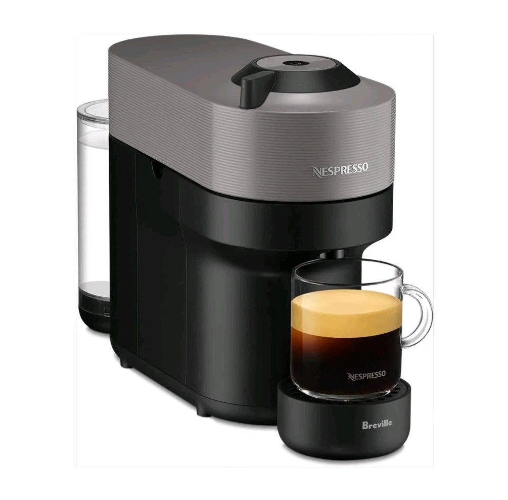 Nespresso Vertuo Pop Dark Grey Coffee and Espresso Maker by Breville *Read*