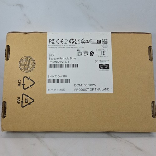Seagate✨STGX2000400 2TB USB 3.0 External Portable Hard Drive✨New/Sealed - Picture 2 of 4