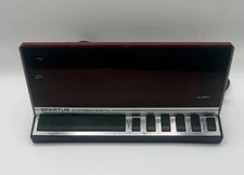 Vintage Spartus Electronic Digital Alarm Clock Hi Tech Model 1150 Tested Working