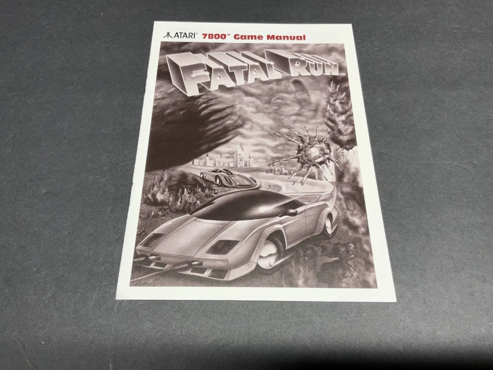 Atari  7800  Fatal Run  Game and Manual  Tested - Image 2 of 4