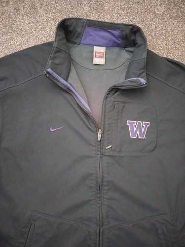 Nike Team Washington Huskies Jacket Zip Up Men's XL Athletic Sportswear Football - Picture 2 of 13