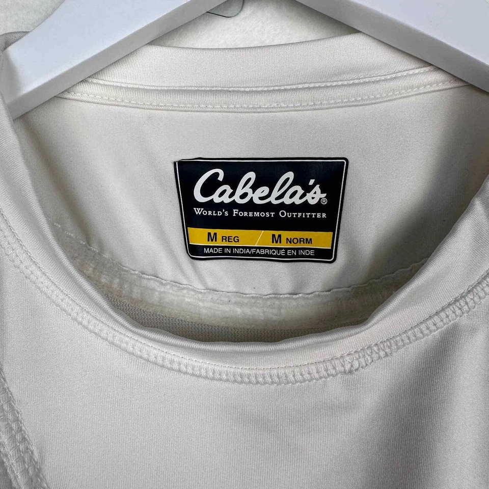 Cabela's Men's Size M White Tactical Concealed Carry Holster Shirt Short Sleeve - Image 3 of 4