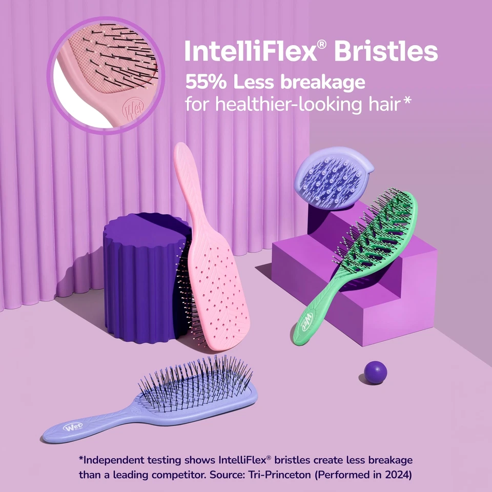 Wet Brush Go Green Curl Detangler for Curly Hair Plant Based Plastic 1 Count - Image 3 of 4