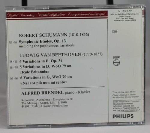 Beethoven, Schumann - Theme and Variations II / Brendel by Alfred Brendel... - Foto 2 di 3