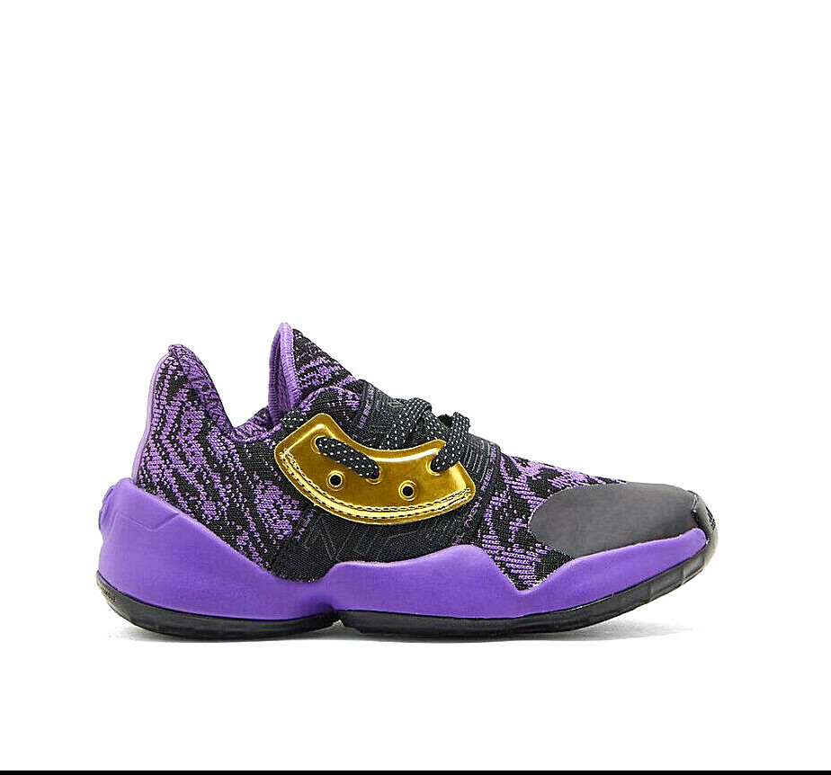 Детская обувь Adidas Star Wars Harden Vol 4 Черно фиолетовые кроссовки НОВЫЕ