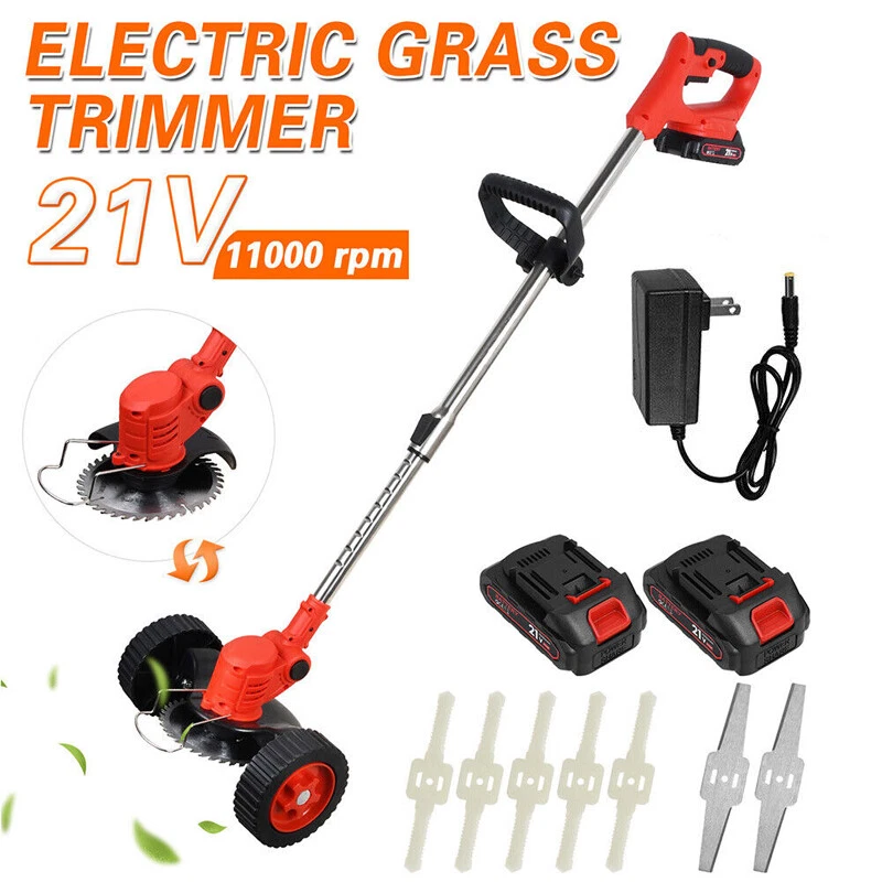 Electric Weed Eater Lawn Edger Cordless Grass String Trimmer