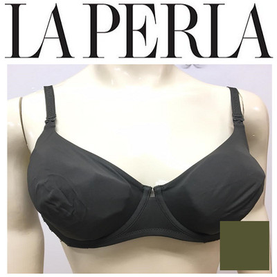 MRさん LA PERLA Shape All OLIVE GREEN Underwire Bra 891 * 36B * MSRP $145