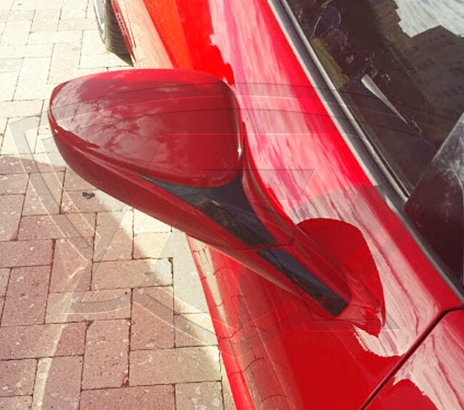 Ferrari 458 & 488 Carbon Fiber Mirror Inserts
