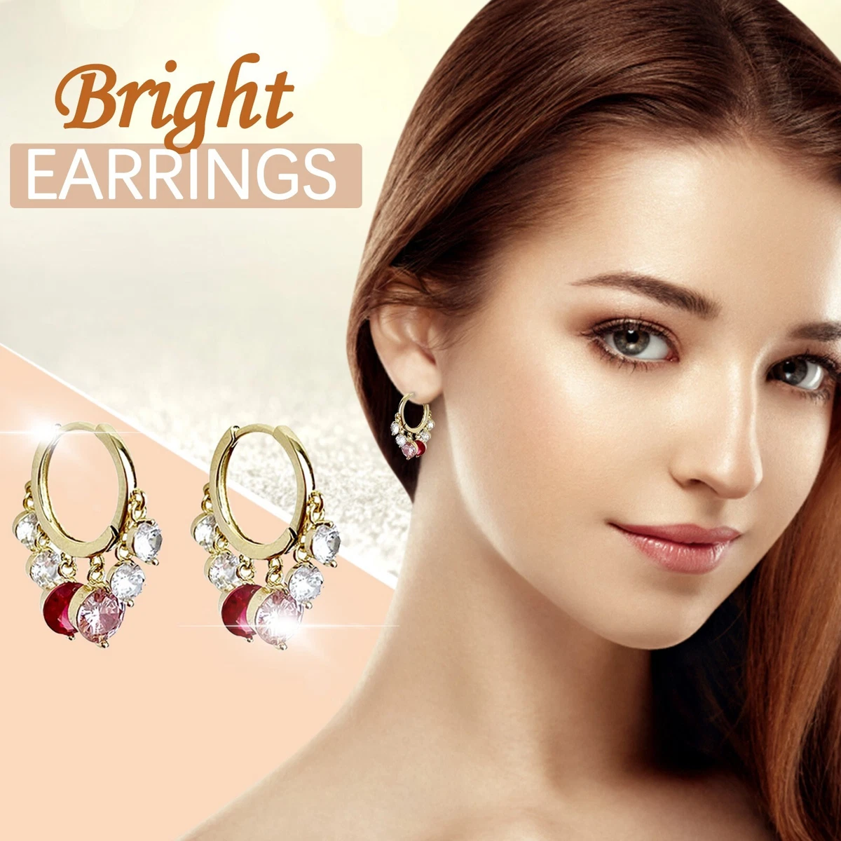Trendy on sale gold earrings