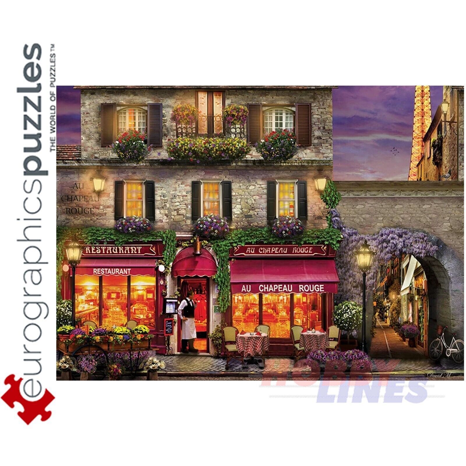 Eurographics RED HAT RESTAURANT David MacLean 1000pc Jigsaw Puzzle 6000-0963