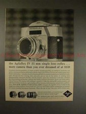 1960 Agfa Agfaflex IV Camera Ad - More Than Dreamed Of 