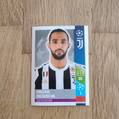 Champions League 17/18 - Sticker 202 - Medhi Benatia - Juventus