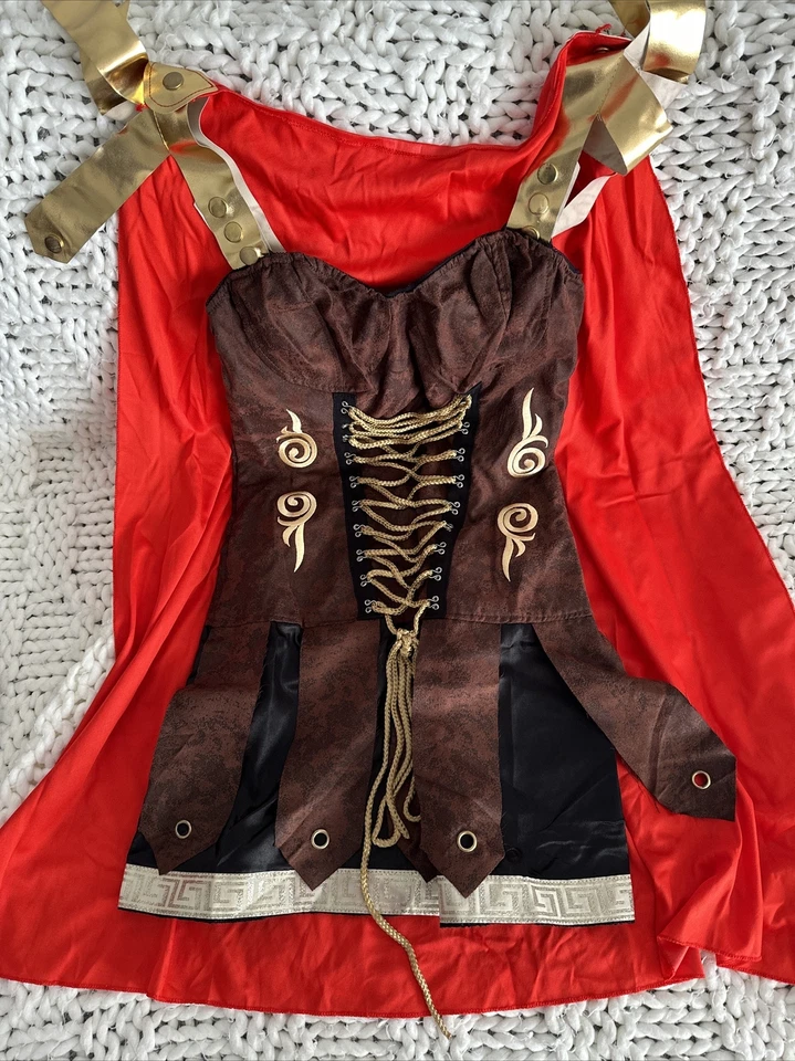 Костюм гладиатора Smiffys Fever, коричневый (размер S) - Изображение 2 из 4