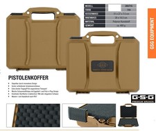 GSG Pistolenkoffer 205715 Wasser-Staubdicht IP67 InnenMaß:28 x 19,5 cm - 460 g