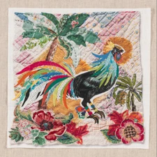 Wattle Loop Handmade Hand Stitching Unique Material Limited Ed Rooster Craft Kit