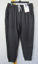 NWT Member's Mark Favorite Soft Jogger Relaxed Fit Drawstring BLK Pant Women's S