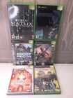 LOT OF (6) XBOX GAMES-TERMINATOR,MATRIX,FABLE AND MORE
