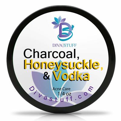Diva Stuff Charcoal, Honeysuckle & Vodka | Spot Treatment for Cystic Acne 