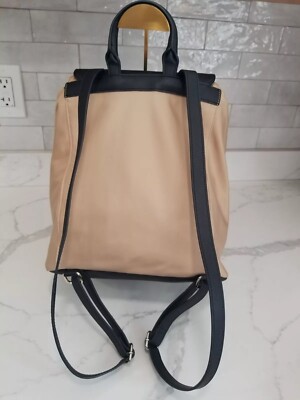 EUC Karl Lagerfeld PARIS Womens Nylon Backpack Travel Bag 