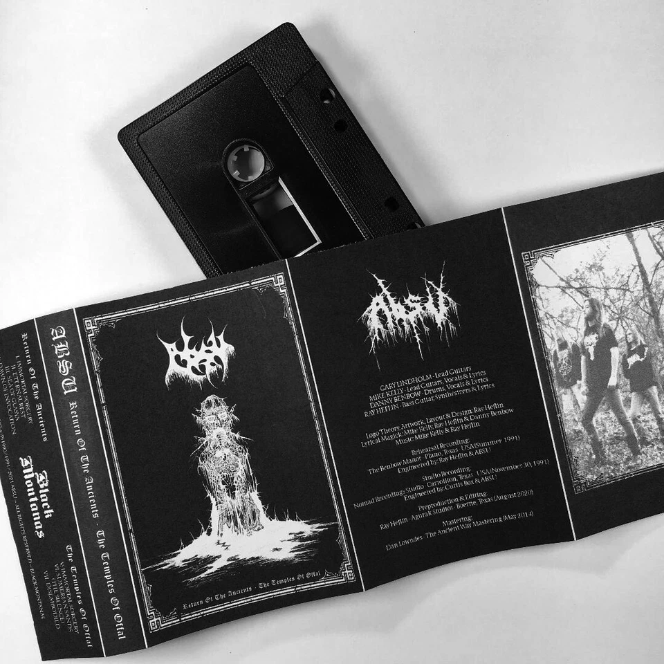 ABSU - RETURN OF THE ANCIENTS/THE TEMPLES OF OFFAL - DEMOS 1991 CASSETTE - Image 3 of 3