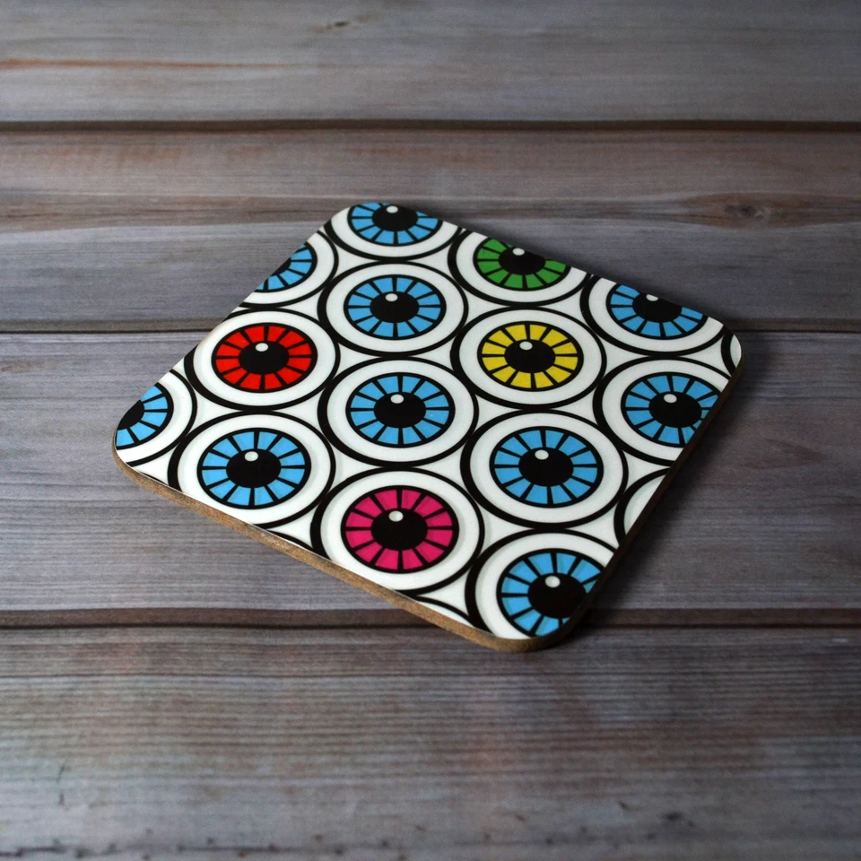 Custom Printed Coaster • Gloss Finish • Personalised Drinks Mats Coasters Photo - Image 3 of 4