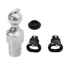 LABLT 2-5/16" Puck System Gooseneck Ball&Safety Chain Kit For Ram Truck 60638