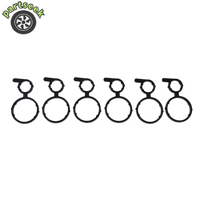 6Pcs Diesel Injector Recess Gasket Seal 11317801703 for BMW MINI N47 B47 N57