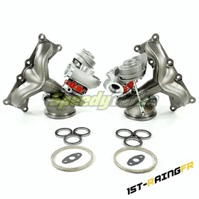 TD04-17T Billet Two Turbos For BMW 135i 335i Z4 3.0L N54 E88 E89 E90 E92 E93 LHD