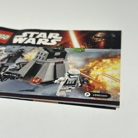 INSTRUCTIONS ONLY * Lego Star Wars 75132 First Order Battle  manual only No Lego
