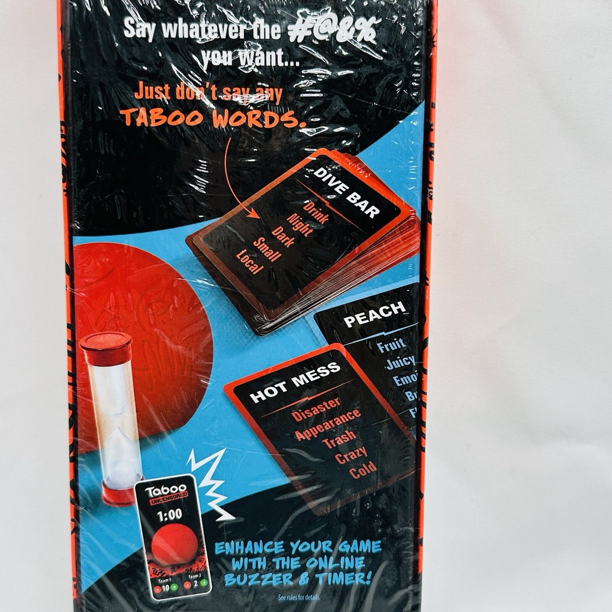Hasbro Gaming Taboo Uncensored Board Game for Adults Only Ages 17+