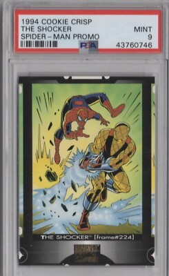 1994 Spiderman Cookie Crisp The Shocker PSA 9 Mint
