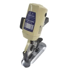 YJ-110/YJ-110C Electric Cloth Cutter Fabric Round Knife Cutting Machine
