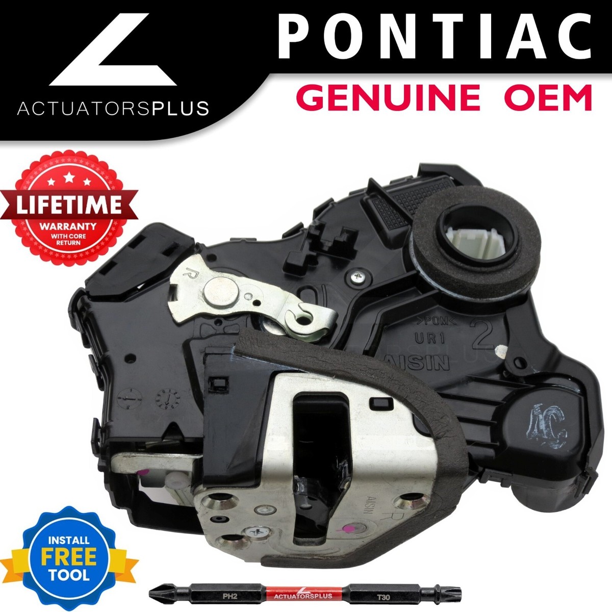 トヨタ CAR LOCK Pontiac Vibe OEM Front Right Door Lock Actuator 2009-2010