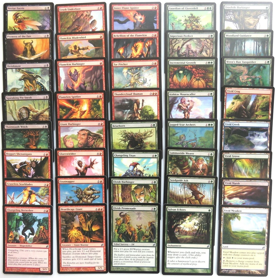 LORWYN ~ Complete 80 Card UNCOMMON SET MtG merrow commerce harbinger boggart ash - Image 3 of 3