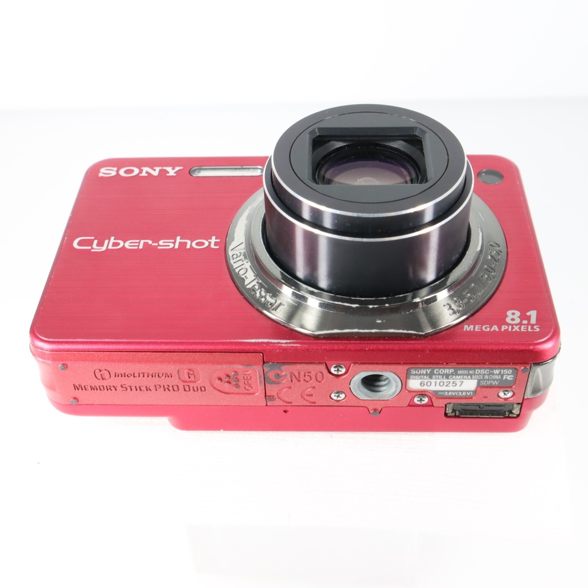 Excellent] SONY DSC-W150 Red Sony Compact Digital Camera Cyber