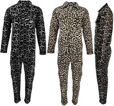 Mens TIM Leopard Tracksuit Slim Fit Set Tops Bottom Jogging Joggers Button Shirt